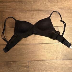 PINK Victoria's Secret Black Mesh Bra